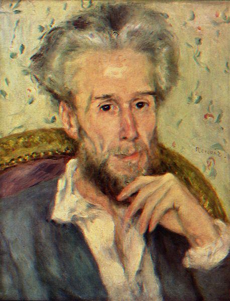 Pierre-Auguste Renoir Portrat des Victor Chocquet Sweden oil painting art